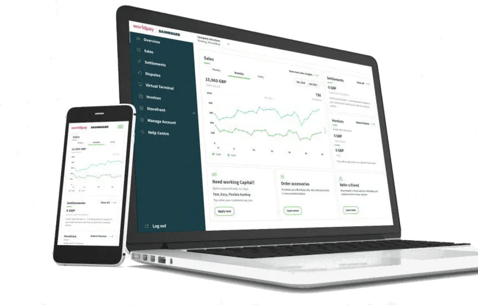Worldpay Dashboard: reporting and insights for your business